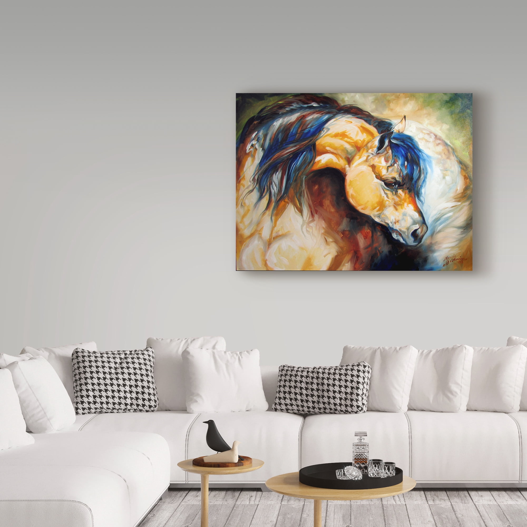 Trademark Fine Art 'The Buckskin' Canvas Art by Marcia Baldwin