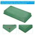 thumbnail image 4 of Uxcell 10.6"x5.1" Plastic Floral Centerpiece Trays Flower Arrangement Base, Green 6 Pack, 4 of 5
