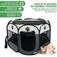 thumbnail image 4 of Oxford lightweight Puppy Pet Playpen for Medium Dogs Portable Cat Playpens Indoor Fence Foldable Doggie Play Pen shopwise Round, 4 of 14