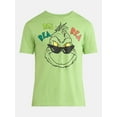 thumbnail image 5 of The Grinch Men's and Big Men's Cotton Graphic Tee with Short Sleeves, Sizes S-3XL, 5 of 5