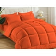thumbnail image 2 of 5 Piece New Fluffy Pattern Comforter Set, 800 TC, 100% Egyptian Cotton, Super King Size Orange Solid, 2 of 6