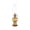 Yellow, variant on Chamber Oil Lamps for Indoor Use Vintage Kerosene Lamp Rustic Kerosene Lantern with Adjustable Fire Wick Lighting Oil Lantern for Home Emergency Lighting, 13'' High