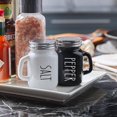 thumbnail image 2 of SUGARMOM Red Salt and Pepper Shakers Set  4 oz Cute Modern Glass Christmas Red Shaker Sets with Stainless Steel Lids  Red Kitchen Decor and Accessories for Home Restaurants Weddings, 2 of 7