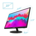 thumbnail image 5 of Sceptre 27" 1920x1080 VGA HDMI 75hz 5ms HD LCD Monitor - E275W-1920, 5 of 7