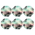 thumbnail image 2 of Disketp Tropical Summer Palm Funny Coasters,6 Pcs Leather Coasters With Holder, Perfect Housewarming Hostess Gifts,Protect Furniture From Water Marks Scratch And Damage, 2 of 9