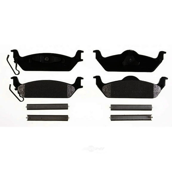 Raybestos PGD963M Professional Grade Semi-Metallic Disc Brake Pad Set Fits select: 2002-2004 DODGE DAKOTA