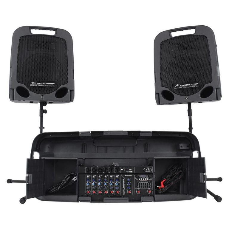 Peavey ESCORT 3000 300w Portable PA Powered Speaker System w Peavey ESCORT 3000 300w Portable PA Powered Speaker System w