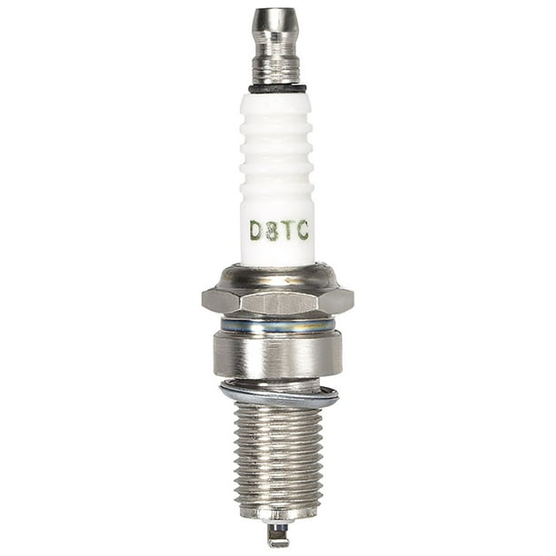 Buji D8TC de Uxcell para ATV, motocicleta de 125cc, 150cc, 200cc, 250cc, scooter, tono plateado, 1 pieza