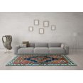 thumbnail image 3 of Ahgly Company Indoor Round Persian Light Blue Traditional Area Rugs, 8' Round, 3 of 4