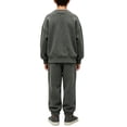 thumbnail image 5 of BXJX Boys Outfit Sets Size 8, 2 Piece Sports Long Sleeve Spring Fall Sweatshirt and Jogger Pants Sets, 5 of 7