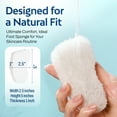 thumbnail image 6 of HartFelt Exfoliating Foot Scrubber Sponge for Adults – Smooths Heels & Toes, 1 Count, White, 6 of 8