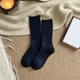 thumbnail image 4 of Wool Socks for Men Thick Warm Winter Socks Cotton Boot Socks Casual Dress Socks Breathable Ankle Crews Socks Hosiery, 4 of 9