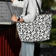 thumbnail image 6 of Kdxio Cute Panda Face for Beach Bag for Women Large Beach Tote Bag Waterproof Sandproof Swim Bag with Zipper Pockets Beach Vacation Travel, 6 of 6