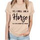 thumbnail image 2 of Fiudx Camisetas para Mujer Camiseta Informal de Manga Corta con Cuello Redondo y Estampado de Letras a La Moda para Mujer, 2 of 4