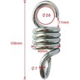 thumbnail image 2 of SHENMO Hammock Spring Set - Strong Galvanized Steel Springs for Hanging Hammock Chairs and Porch Swings, 2 of 5