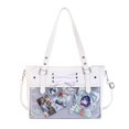 thumbnail image 1 of Bolso Hombro Cómico Escolar Anime para Mujer Al Aire Libre Gran Capacidad PU, 1 of 9