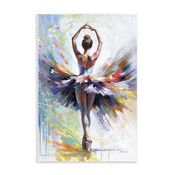 Stupell Industries Prelude to Passion Ballet Entertainment Painting Unframed Art Print Wall Art, 10 x 15