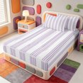 thumbnail image 2 of Erosebridal Mid-Century Line Pattern Zipper Full Size Comforter Sets with Fitted Sheet and 2 Pillowcases,Contemporary Lines Zipper Bedding Set,Light Gray Reversible,4 Pieces, 2 of 7