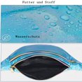 thumbnail image 3 of Rawiri Riñonera Mujer, Riñonera Metálica Resistente al Agua, 3 Compartimentos, Bandolera para Niña, Bolso, Funda para Móvil, Bolsa para Viajes y Senderismo, 3 of 4