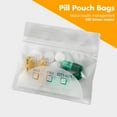 thumbnail image 4 of MEDca Pill Pouch Bags – 400 Pack, 3" x 2.75", BPA-Free Zip Lock Bags, 4 of 10