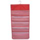 thumbnail image 1 of Organizador de armario colgante Bolsillos de malla de 2 lados Bolsa de almacenamiento para armario Bolsa para ropa interior Calcetines de sujetador, 15 rejillas, Rojo Scienceny HA003837-06, 1 of 6