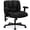 Black, variant on Hforesty Ergonomic Criss Cross Office Chair with Airbag Lumbar Support - Wide Padded Seat, Flip-up Armrests & Smooth-Rolling Wheels for Home Office, Apartment, Black