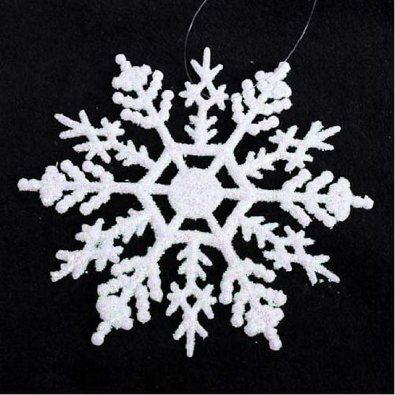 Snowflake Snow Pearl / ABS Fake Pearls (Cream White / 15mm / Around 30pcs)  Christmas Deco Scrapbooking Embellishment Winter Decoration PES75