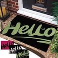 thumbnail image 1 of Non-Slip Door Mats, Indoor Outdoor Rugs, Easy Clean Stain Fade Resistive Decorative Party Supplies 16x24, Heavy Duty Rubber Backing, Waterproof Outdoor Use, Perfect for Patio Home Entrance,, 1 of 6