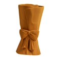 thumbnail image 2 of Florero, maceta, Diseño de nudo de lazo, florero decorativo, soporte de flores para chimenea, dormitorio, oficina, entrada de inauguración de la casa Naranja, 2 of 8