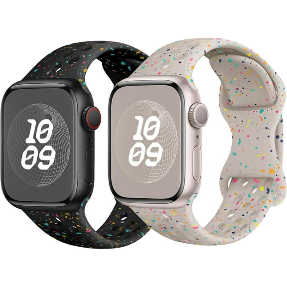 XIHAMA Sport Band For Apple Watch Band 38mm 40mm 41mm 42mm 44mm 45mm 49mm Cute Soft Silicone Strap for iWatch Series 9 8 7 6 5 4 3 2 1 Ultra SE