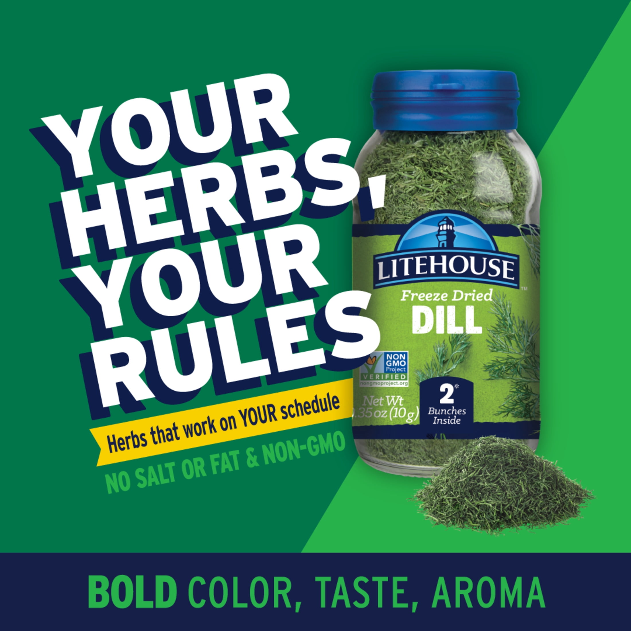 Litehouse™ Freeze Dried Dill 0.35 oz. Jar