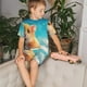thumbnail image 4 of Fotbe Cloud Cute Hamster Pijama Estampada de 2 Piezas para Niños – Ropa de Dormir de Manga Corta Cómoda para Niños y Niñas, Camiseta y Shorts de Algodón-Medium, 4 of 6