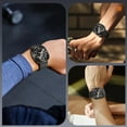 thumbnail image 7 of moogdieeo 3 in 1 Metal Case for Samsung Galaxy Watch Ultra/Ultra 2 Screen Protector 47mm, Stainless Steel Protective Bumper Face, Hard PC Back Cover and 9H Tempered Glass Film for 7 Ultra & 8 Ultra, 7 of 7