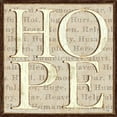 thumbnail image 2 of Pela 20x20 Gold Ornate Wood Framed with Double Matting Museum Art Print Titled - H is for Hope, 2 of 4