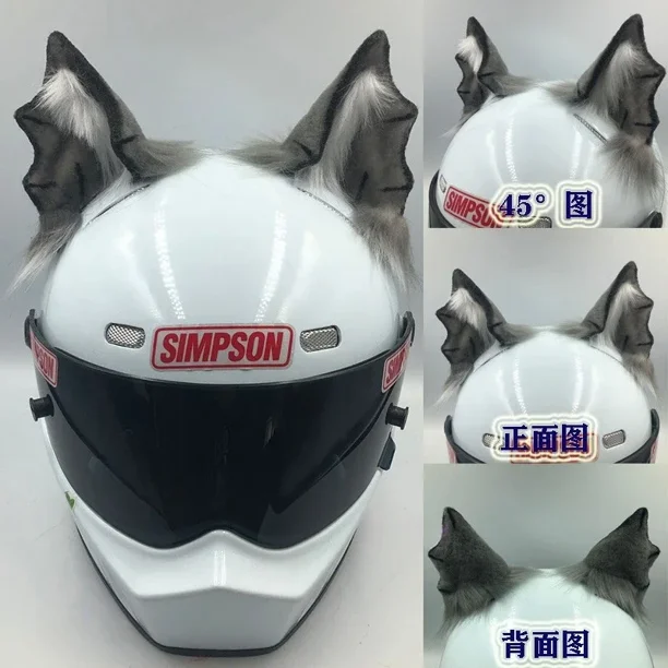 Orejas De Gorro Para Moto Orejas De Diablo Para Casco Par Con
