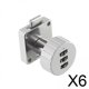 thumbnail image 1 of Bloqueo de código,Cerradura de código para gabinete Cerradura de leva combinada Buzón,Cerradura de seguridad con código de 3 dígitos para gabinetes de cocina,Cerradura para archivador con, 1 of 8