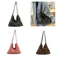 thumbnail image 2 of Yokua Fashionable Leopard Pattern Large Capacity Canvas Shoulder Bag for Daily Use, 2 of 21