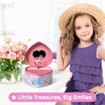 thumbnail image 2 of Joyero Jewelkeeper Music para niñas con unicornio giratorio, 2 of 6