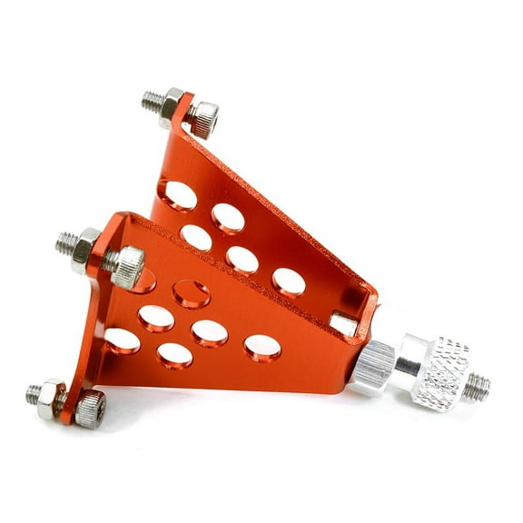 Integy RC Toy Model Hop-ups C26844RED Machined Alloy Spare Tire Mount w/12mm Hex for 1/10 Scale Rock Crawler