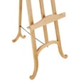 thumbnail image 6 of DecMode 18" x 67" Light Brown Wood Handmade Tall Floor Easel with Foldable Stand, 1-Piece, 6 of 10