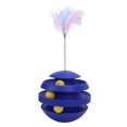 thumbnail image 1 of Puzzle Kitten Exercise Toy, Turntable Cat Toy, Interactive Automatic Ball Toy with Rotating Mechanism, Captivating Distraction for Cats, Built to Last & Indoor Play, Enhance Cat, 1 of 7