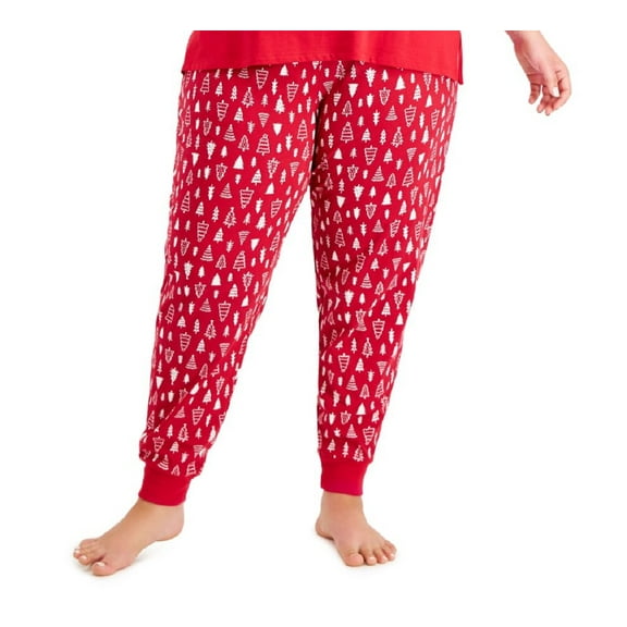 Family Pajamas Womens Plus Merry Pajama Pants Only,1-Piece Size XX-Large Color Xmas Trees