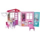 thumbnail image 1 of Casa de muñecas Barbie, juego portátil de 1 piso con piscina y accesorios, para niños de 3 a 7 años, 1 of 6