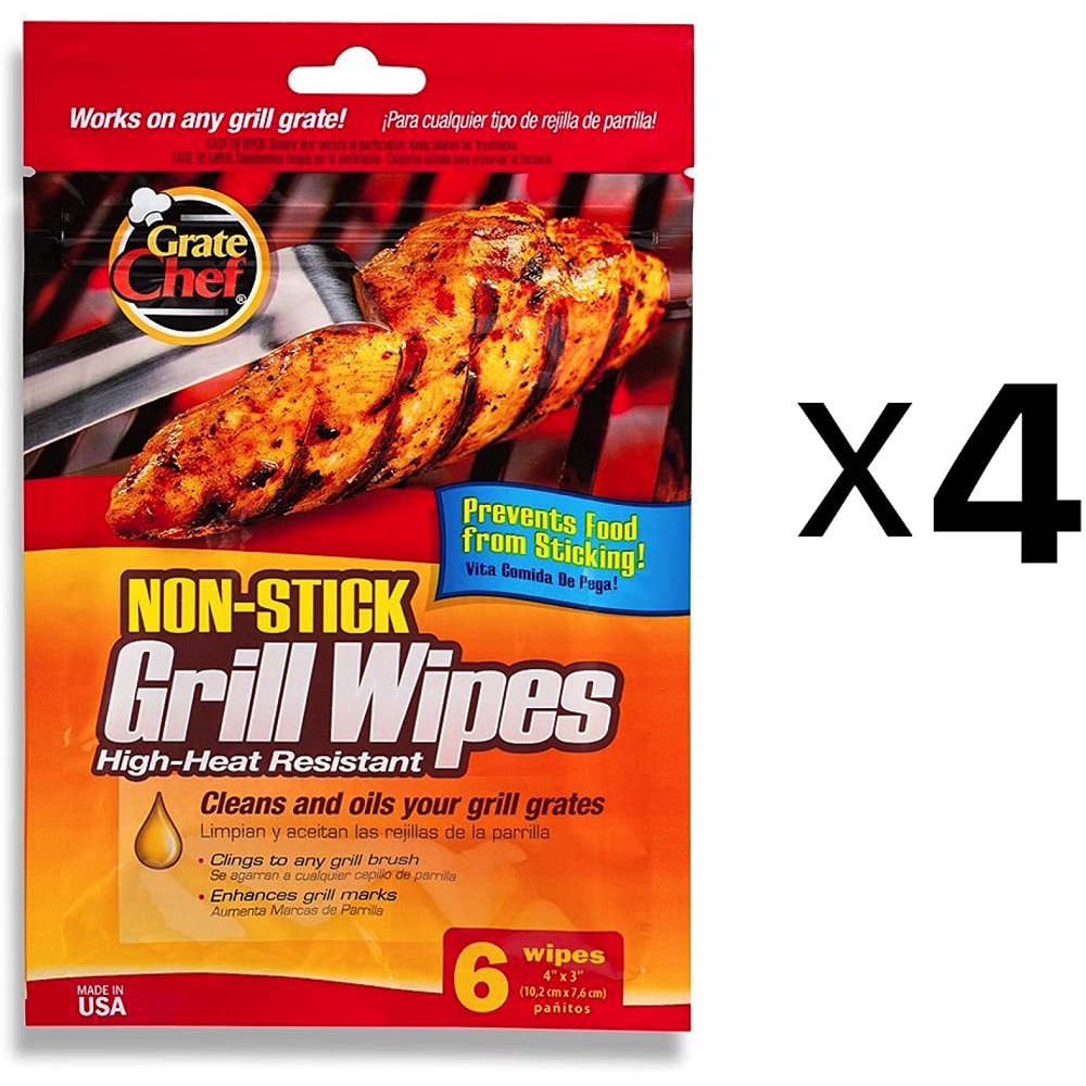 NonStick Disposable Grill Wipes, 24Count