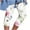 U-1-White, variant on Yoga Pants Women Women's Summer Casual Elastic Waist Printed Cropped Pants Sports Capris Womens High Waisted Trousers S-136 Pink-A S