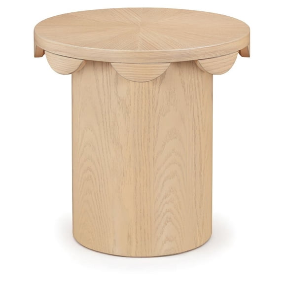 Meridian Furniture Dahlia Natural Oak Veneer End Table