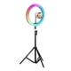 thumbnail image 2 of Aro de luz led 30 cm Gadgets and Fun Luces blancas y de colores Tripie de 1.7 metros, 2 of 8