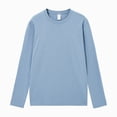 thumbnail image 4 of Towmus Women's Classic Fit Long Sleeve Crew Neck Solid Color Long Sleeved Base T Shirt, 4 of 5