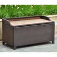 thumbnail image 1 of International Caravan Banc de Rangement Barcelona en Chocolat, 1 of 1