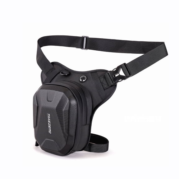 Thigh Bag, Drop Leg Bag for Women Men, EVA Motorcycle Leg Bag with Leg Strap, Expandable Storage Pack, Leg Fanny Pack for Racing Bike Cycling Horse Riding Hiking Camping Fishing Travel Outdoor